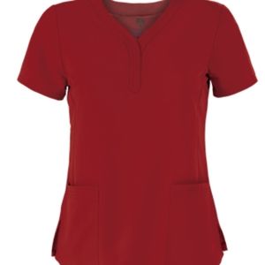 EUC Healing Hands Purple Label Jane Women's 2-Pocket STRETCH Scrub Top